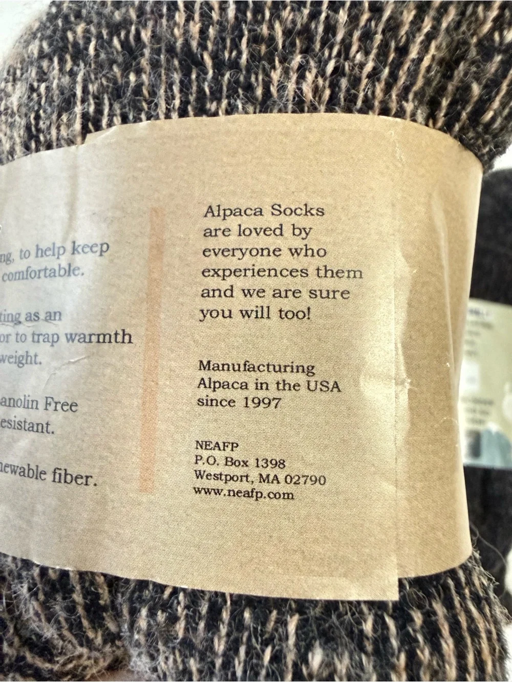 Alpaca Survival Socks | Women’s Large (SZ 10-13) Small (SZ 5-7) | Lot Of 2 Pair